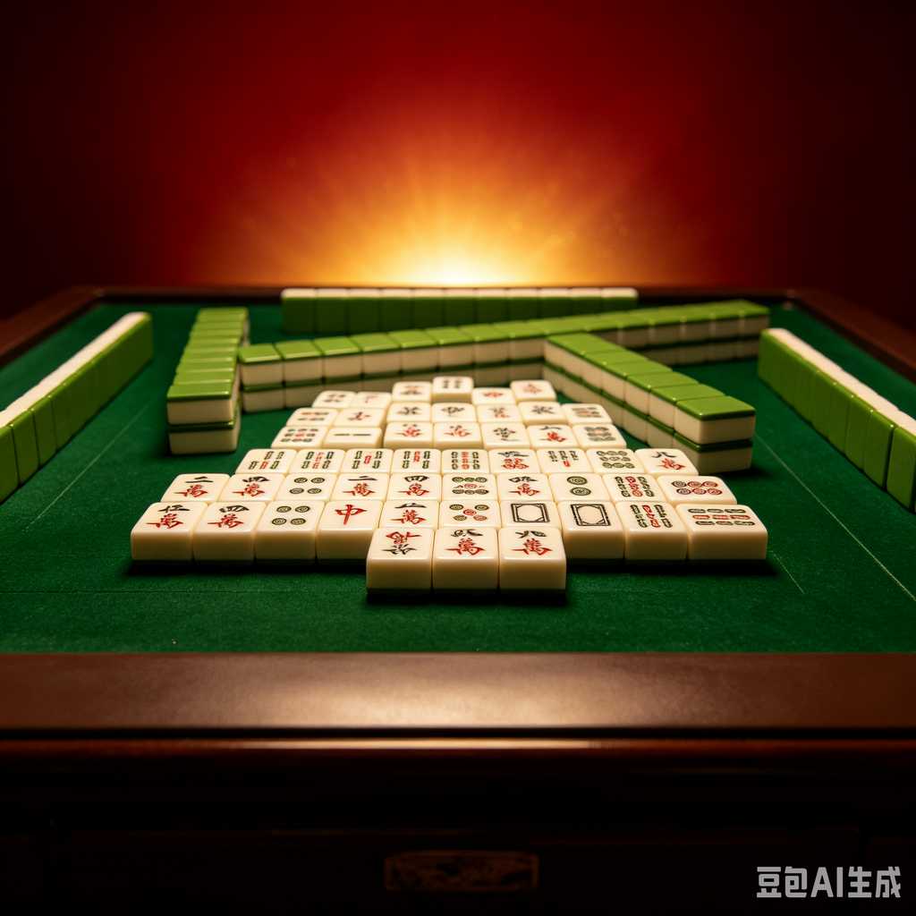 simulated ivory mahjong set
